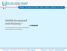Tablet Screenshot of dr-r-wagner.de
